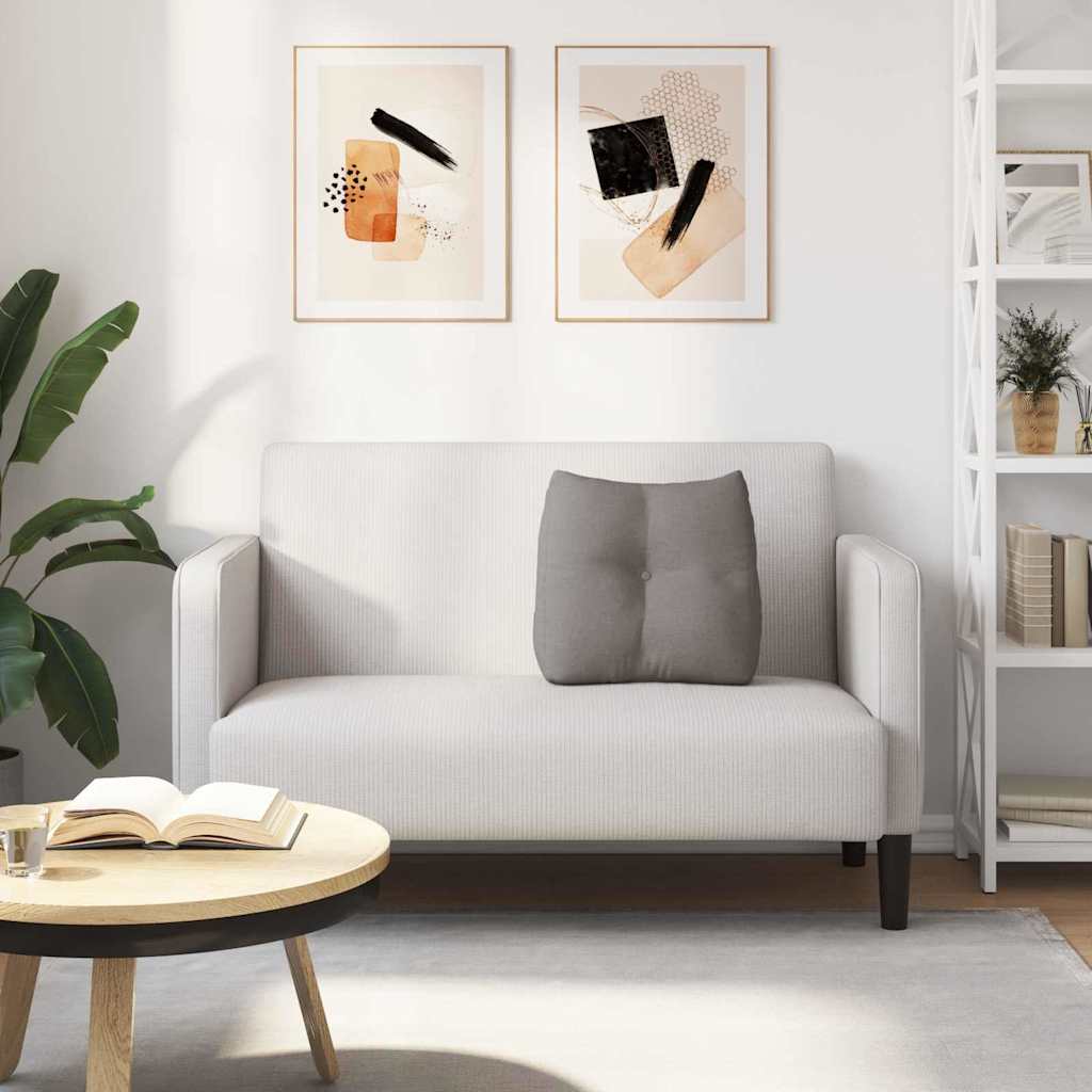 Rugkussen Taupe 45 x 24 x 50 cm Stof is nu te koop bij PeponiXL, paradijselijk wonen!