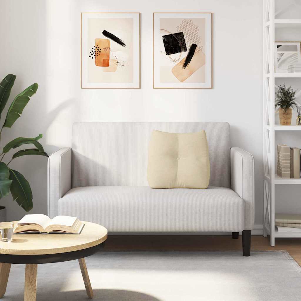 Rugkussen Crème 45 x 24 x 50 cm Stof is nu te koop bij PeponiXL, paradijselijk wonen!