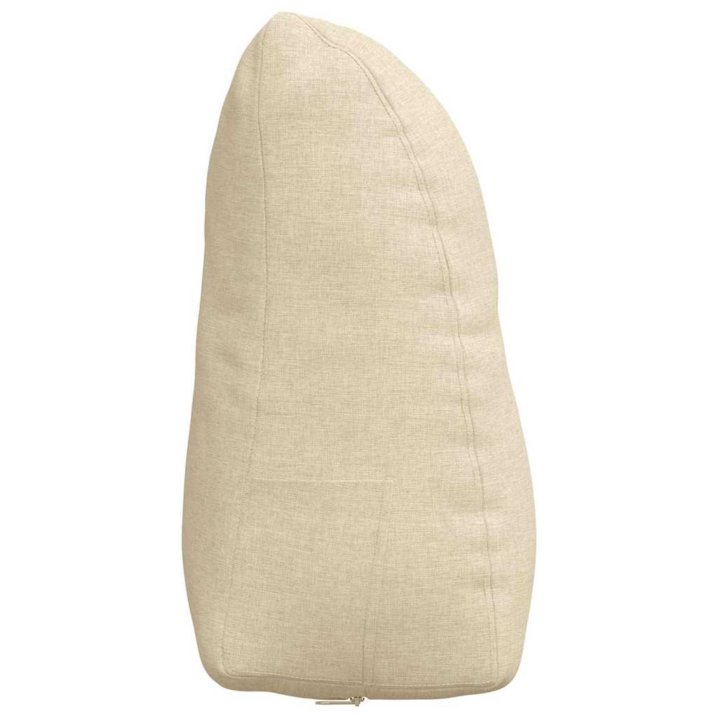 Rugkussen Crème 45 x 24 x 50 cm Stof is nu te koop bij PeponiXL, paradijselijk wonen!