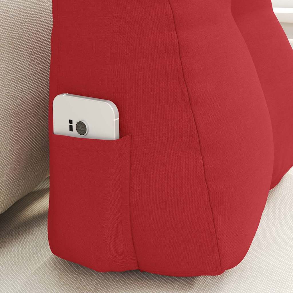 Rugkussen Rood 45 x 24 x 50 cm Stof is nu te koop bij PeponiXL, paradijselijk wonen!