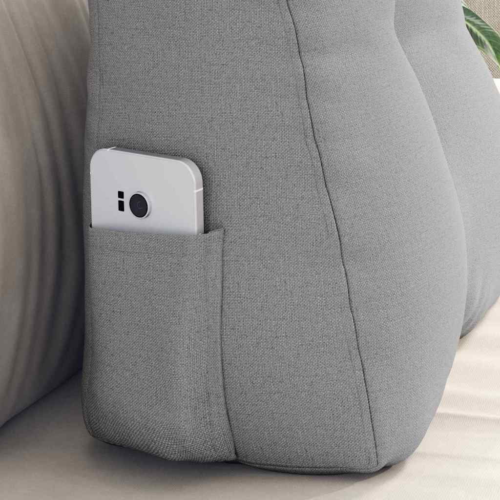 Rugkussen Wolkengrijs 45 x 24 x 50 cm Stof is nu te koop bij PeponiXL, paradijselijk wonen!