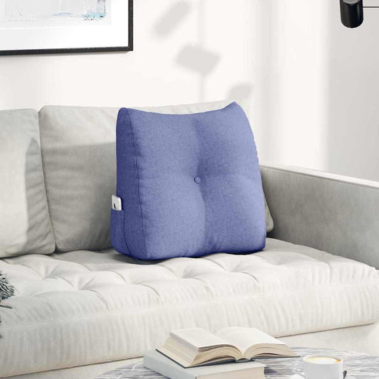 Rugkussen Jeans Blauw 45 x 24 x 50 cm Stof is nu te koop bij PeponiXL, paradijselijk wonen!