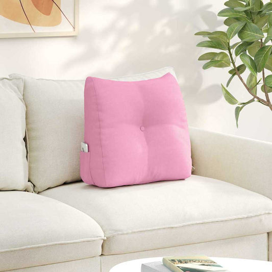 Rugkussen Roze 45 x 24 x 50 cm Stof is nu te koop bij PeponiXL, paradijselijk wonen!