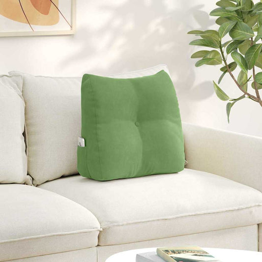 Rugkussen Lichtgroen 45 x 24 x 50 cm Fluweel is nu te koop bij PeponiXL, paradijselijk wonen!