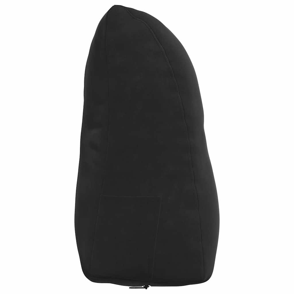 Rugkussen Zwart 45 x 24 x 50 cm Fluweel is nu te koop bij PeponiXL, paradijselijk wonen!