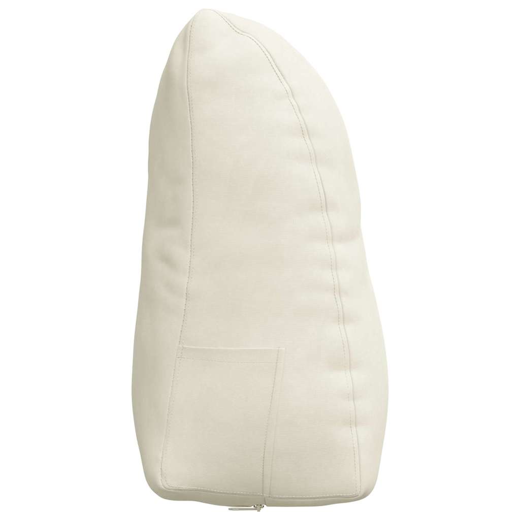 Rugkussen Crème 45 x 24 x 50 cm Fluweel is nu te koop bij PeponiXL, paradijselijk wonen!