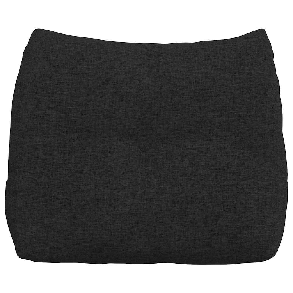 Rugkussen Zwart 60 x 24 x 50 cm Stof is nu te koop bij PeponiXL, paradijselijk wonen!