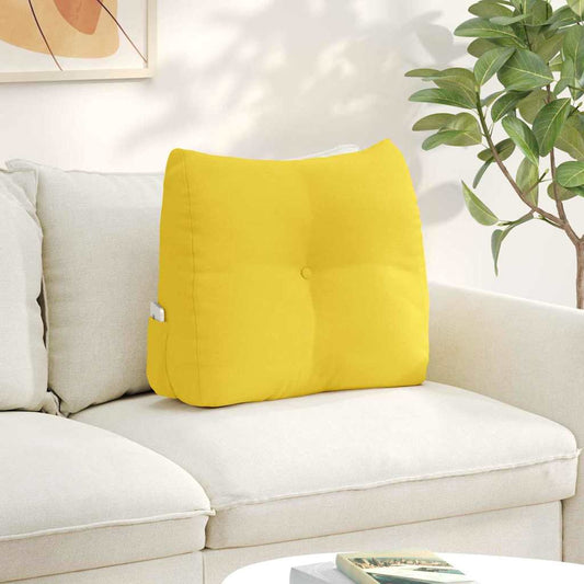 Rugkussen Lichtgeel 60 x 24 x 50 cm Stof is nu te koop bij PeponiXL, paradijselijk wonen!