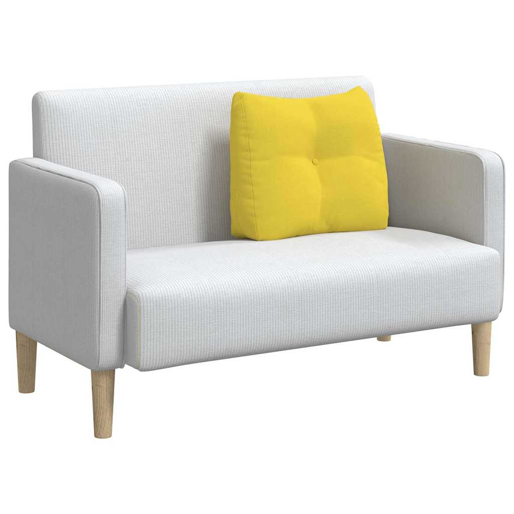 Rugkussen Lichtgeel 60 x 24 x 50 cm Stof is nu te koop bij PeponiXL, paradijselijk wonen!