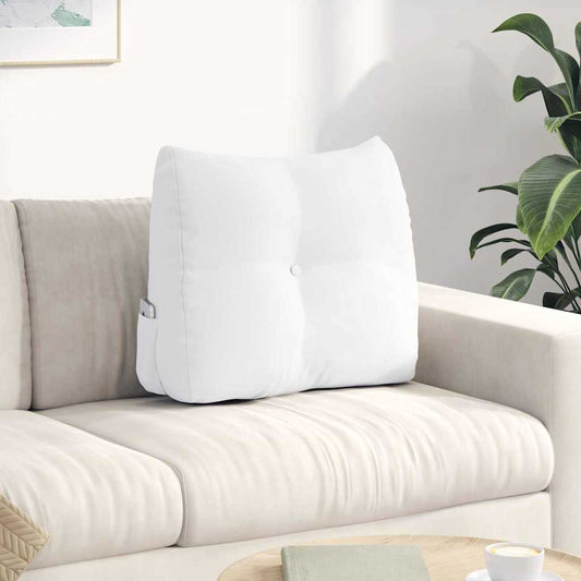Rugkussen Wit 60 x 24 x 50 cm Stof is nu te koop bij PeponiXL, paradijselijk wonen!