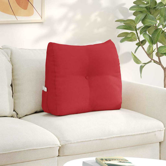 Rugkussen Rood 60 x 24 x 50 cm Stof is nu te koop bij PeponiXL, paradijselijk wonen!