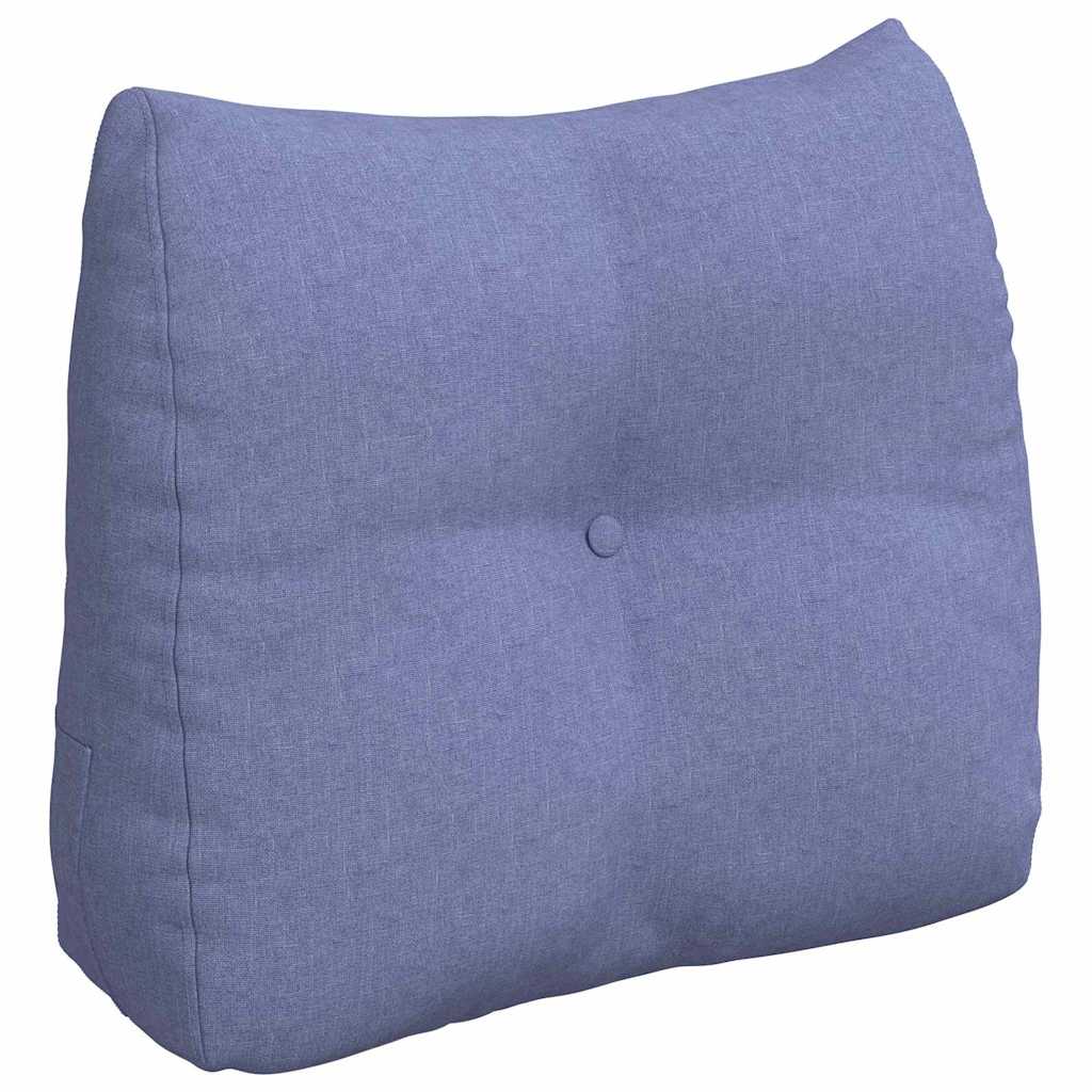 Rugkussen Jeans Blauw 60 x 24 x 50 cm Stof is nu te koop bij PeponiXL, paradijselijk wonen!
