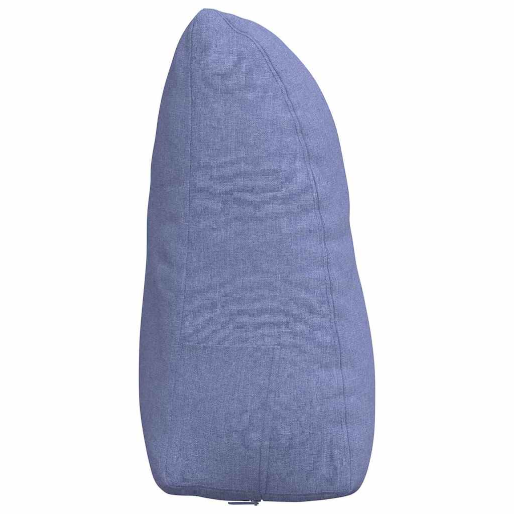 Rugkussen Jeans Blauw 60 x 24 x 50 cm Stof is nu te koop bij PeponiXL, paradijselijk wonen!