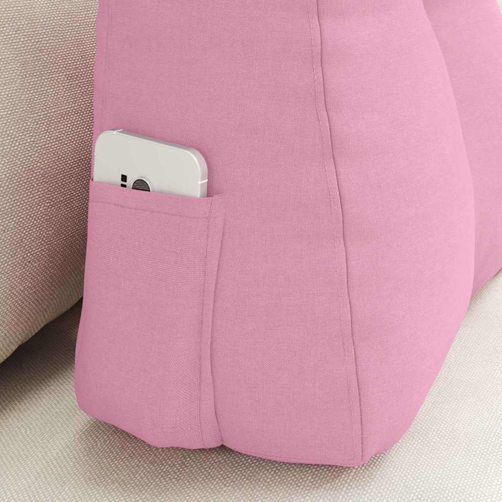 Rugkussen Roze 60 x 24 x 50 cm Stof is nu te koop bij PeponiXL, paradijselijk wonen!