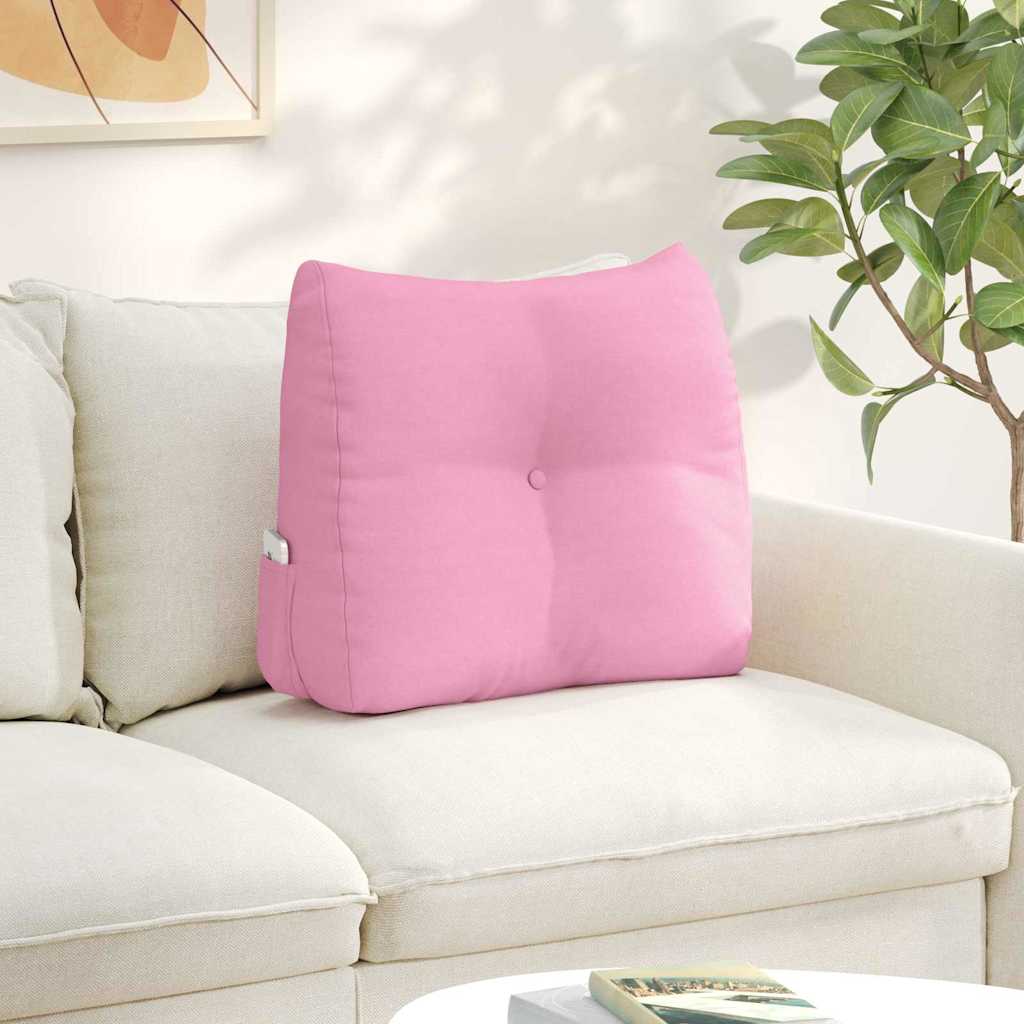 Rugkussen Roze 60 x 24 x 50 cm Stof is nu te koop bij PeponiXL, paradijselijk wonen!