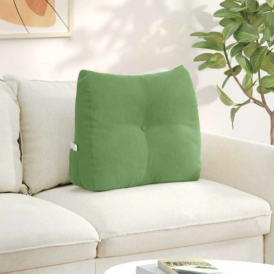 Rugkussen Lichtgroen 60 x 24 x 50 cm Fluweel is nu te koop bij PeponiXL, paradijselijk wonen!