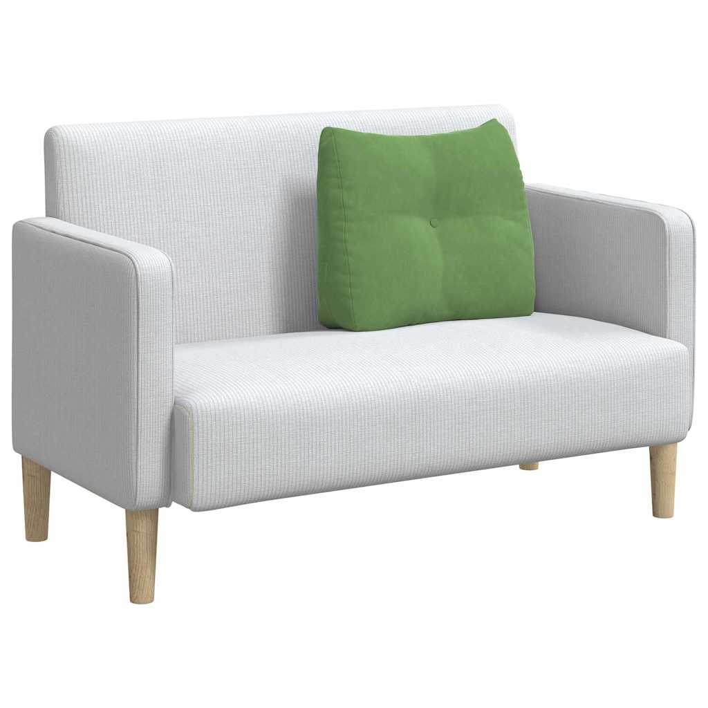 Rugkussen Lichtgroen 60 x 24 x 50 cm Fluweel is nu te koop bij PeponiXL, paradijselijk wonen!