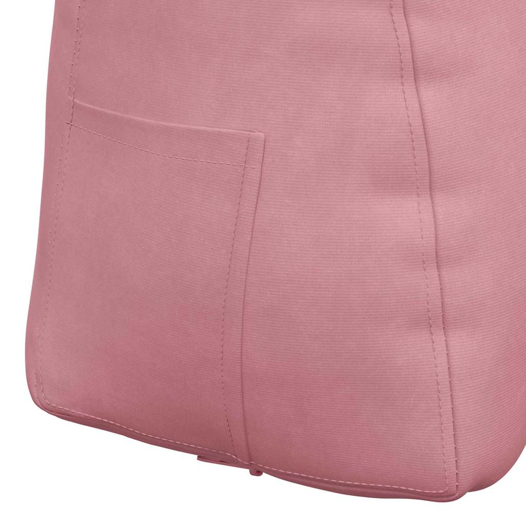 Rugkussen Roze 60 x 24 x 50 cm Fluweel is nu te koop bij PeponiXL, paradijselijk wonen!