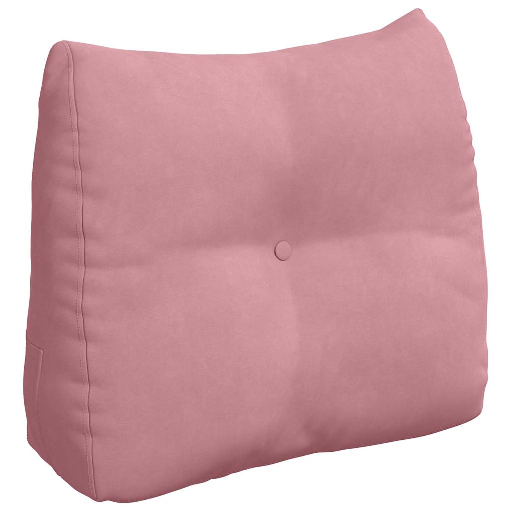 Rugkussen Roze 60 x 24 x 50 cm Fluweel is nu te koop bij PeponiXL, paradijselijk wonen!