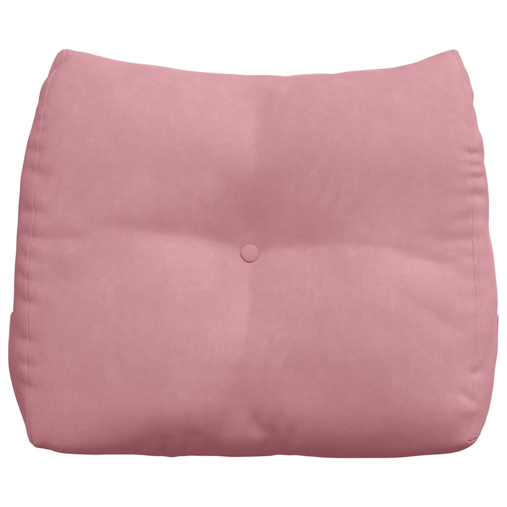 Rugkussen Roze 60 x 24 x 50 cm Fluweel is nu te koop bij PeponiXL, paradijselijk wonen!