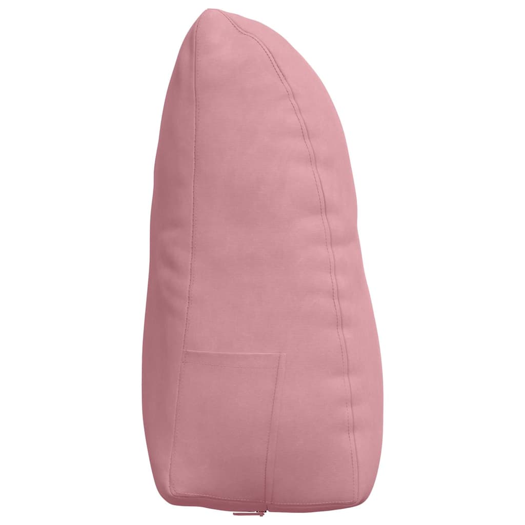 Rugkussen Roze 60 x 24 x 50 cm Fluweel is nu te koop bij PeponiXL, paradijselijk wonen!
