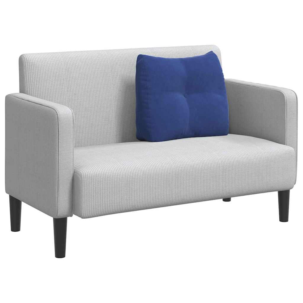 Rugkussen Politieblauw 60 x 24 x 50 cm Fluweel is nu te koop bij PeponiXL, paradijselijk wonen!