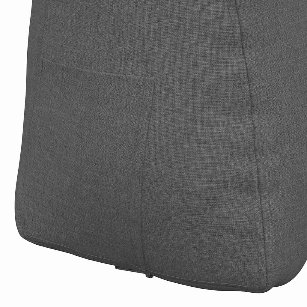 Rugkussen Donkergrijs 80 x 24 x 50 cm Stof is nu te koop bij PeponiXL, paradijselijk wonen!