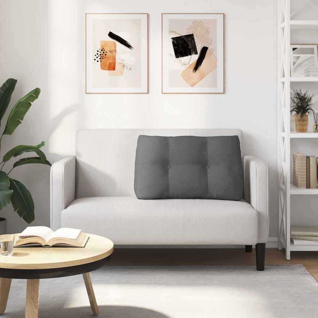 Rugkussen Donkergrijs 80 x 24 x 50 cm Stof is nu te koop bij PeponiXL, paradijselijk wonen!