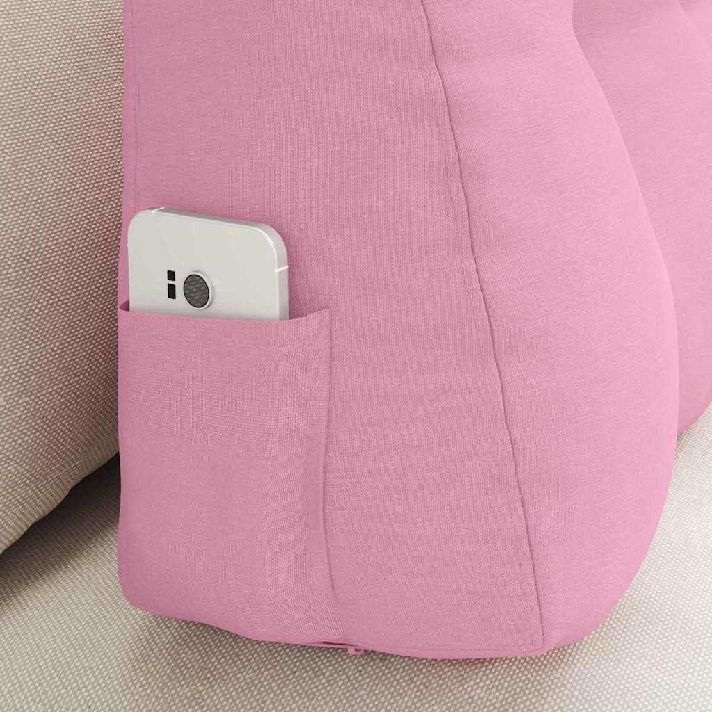 Rugkussen Roze 80 x 24 x 50 cm Stof is nu te koop bij PeponiXL, paradijselijk wonen!