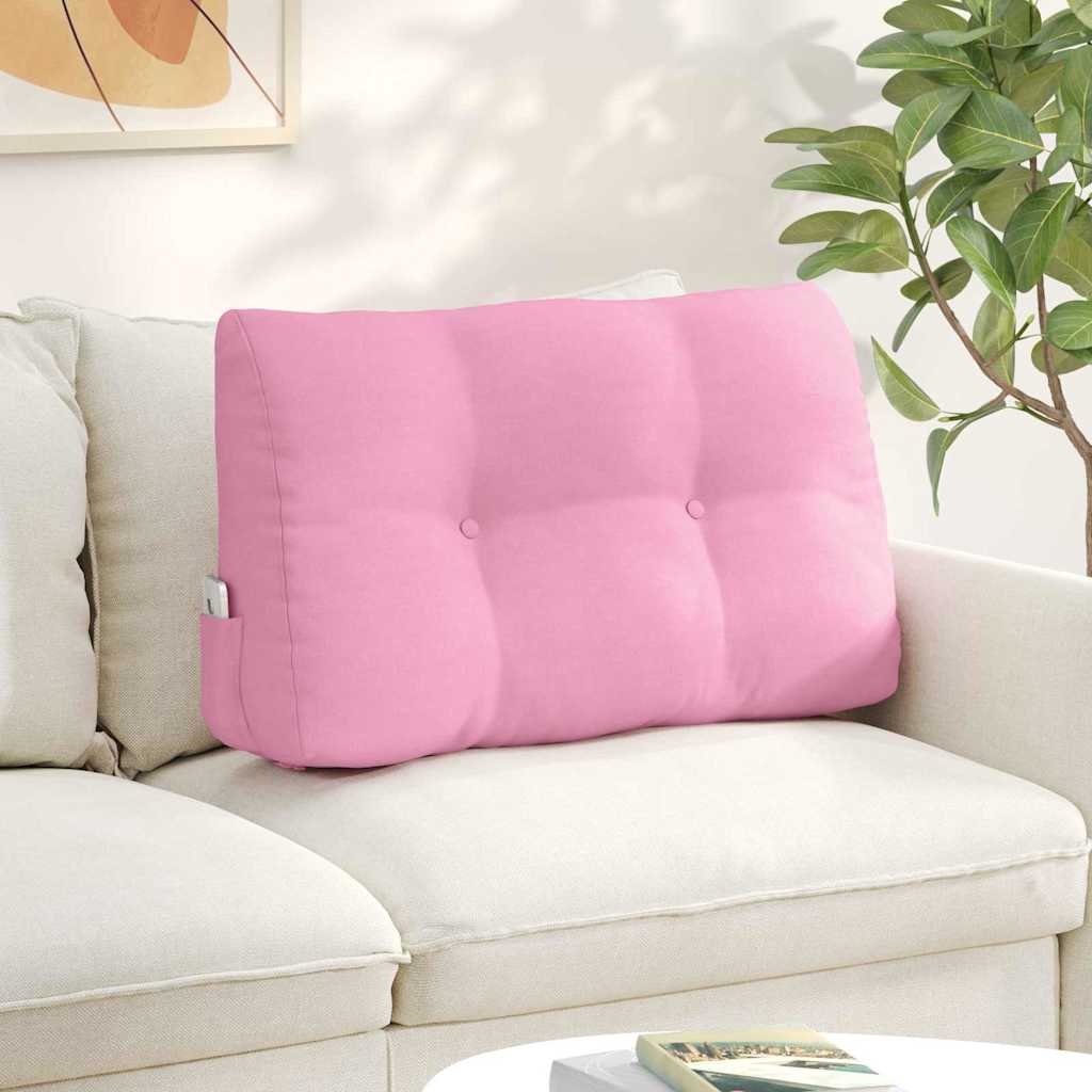 Rugkussen Roze 80 x 24 x 50 cm Stof is nu te koop bij PeponiXL, paradijselijk wonen!
