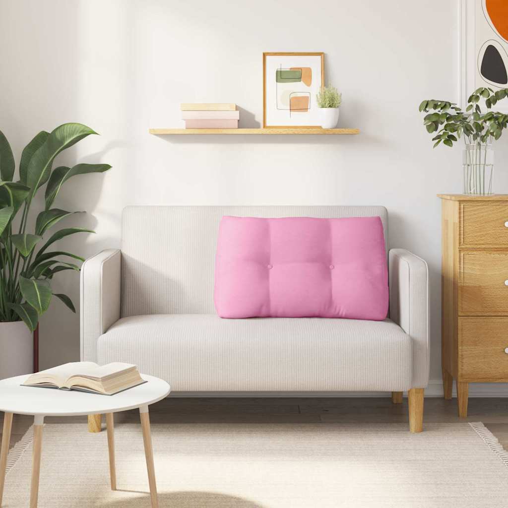 Rugkussen Roze 80 x 24 x 50 cm Stof is nu te koop bij PeponiXL, paradijselijk wonen!