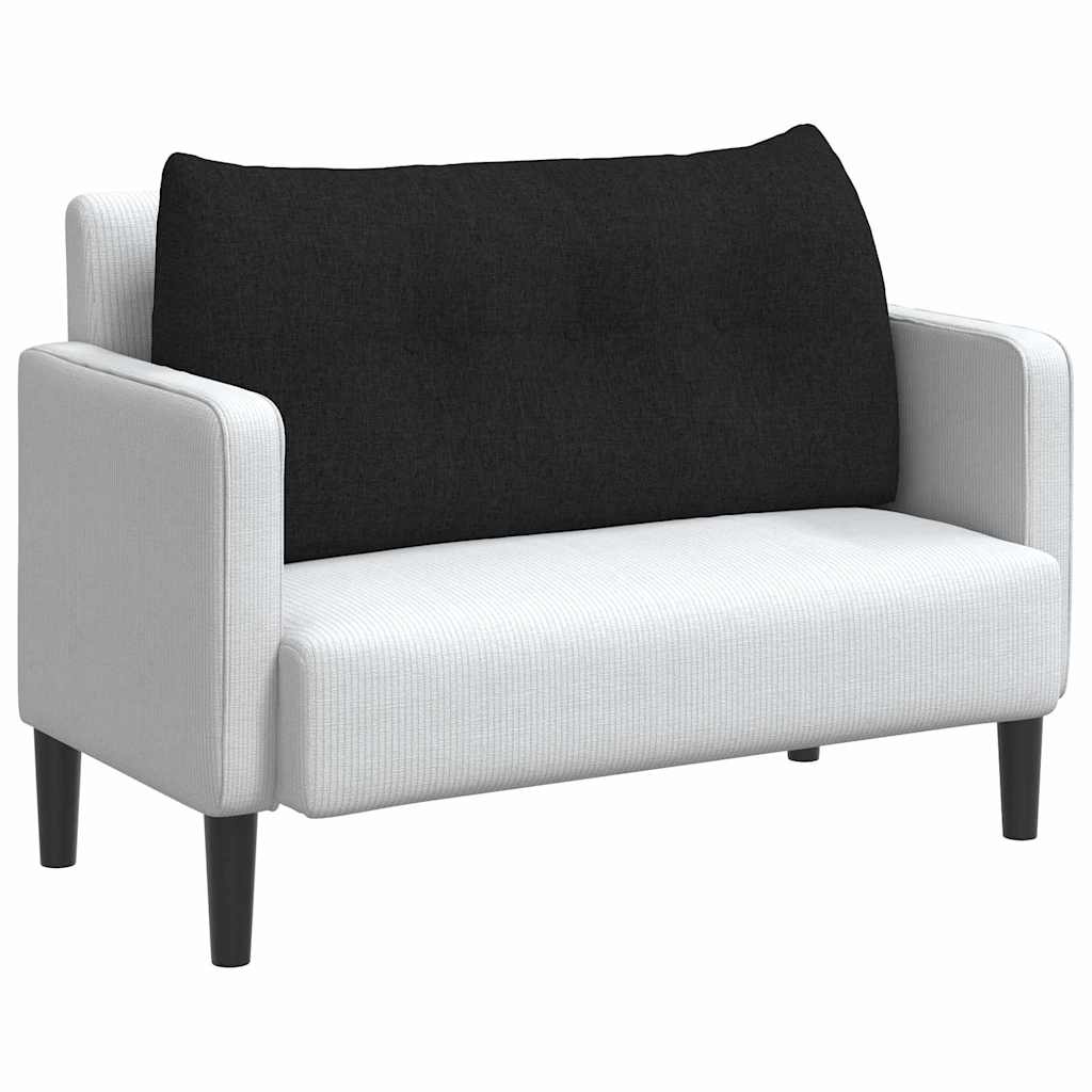 Rugkussen Zwart 100 x 24 x 50 cm Stof is nu te koop bij PeponiXL, paradijselijk wonen!