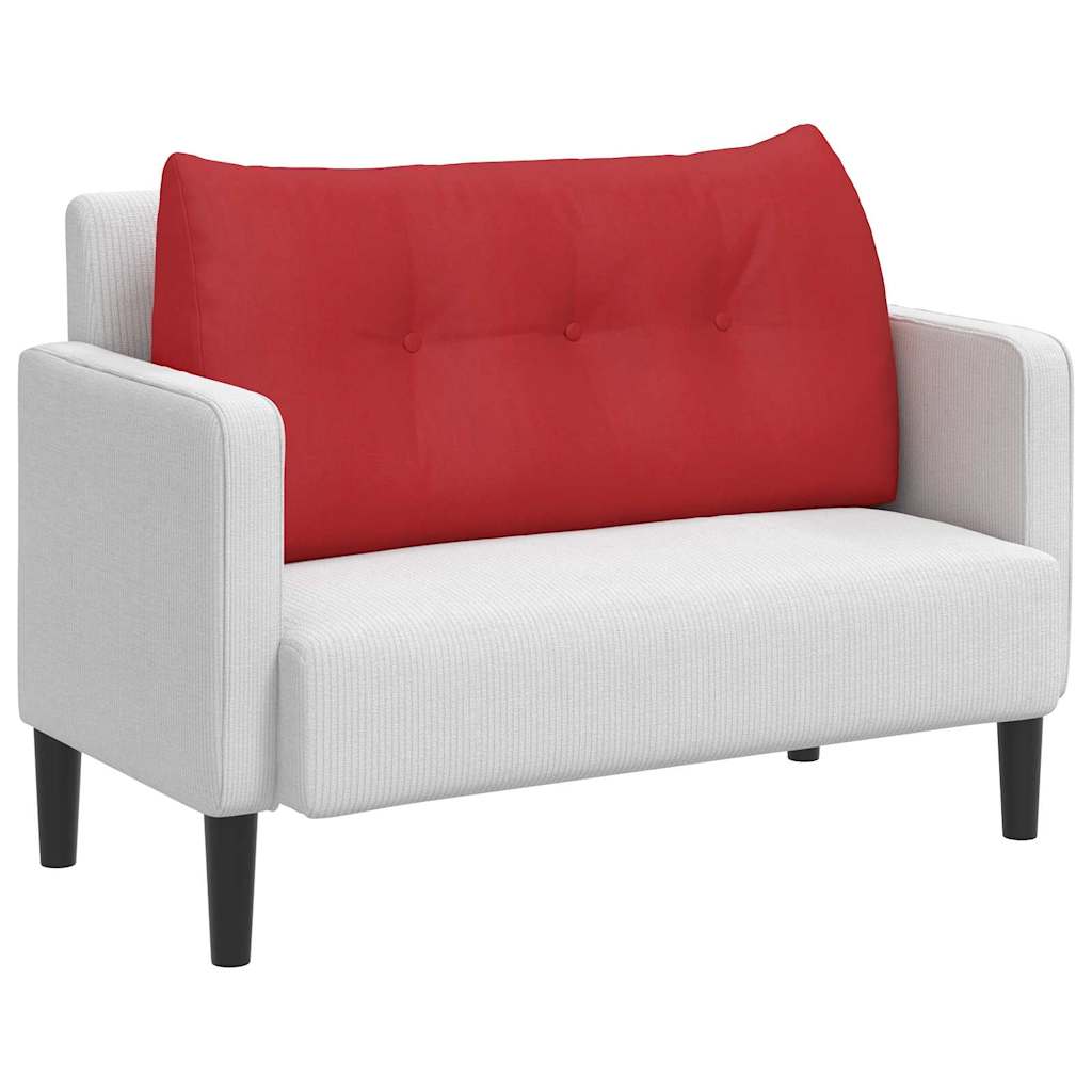 Rugkussen Rood 100 x 24 x 50 cm Stof is nu te koop bij PeponiXL, paradijselijk wonen!
