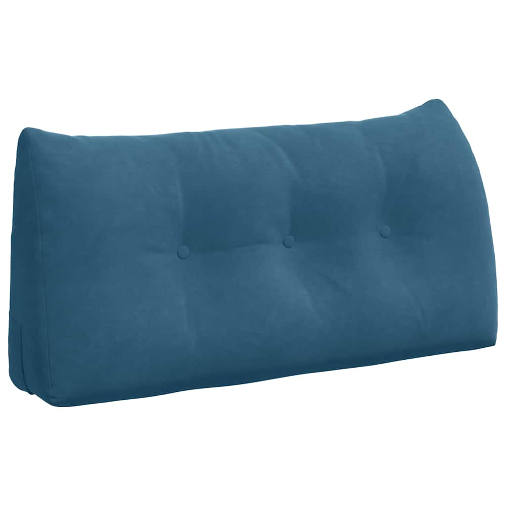 Rugkussen Blauw 100 x 24 x 50 cm Fluweel is nu te koop bij PeponiXL, paradijselijk wonen!