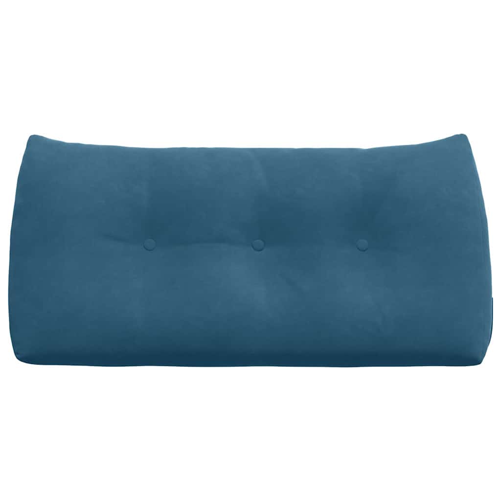 Rugkussen Blauw 100 x 24 x 50 cm Fluweel is nu te koop bij PeponiXL, paradijselijk wonen!