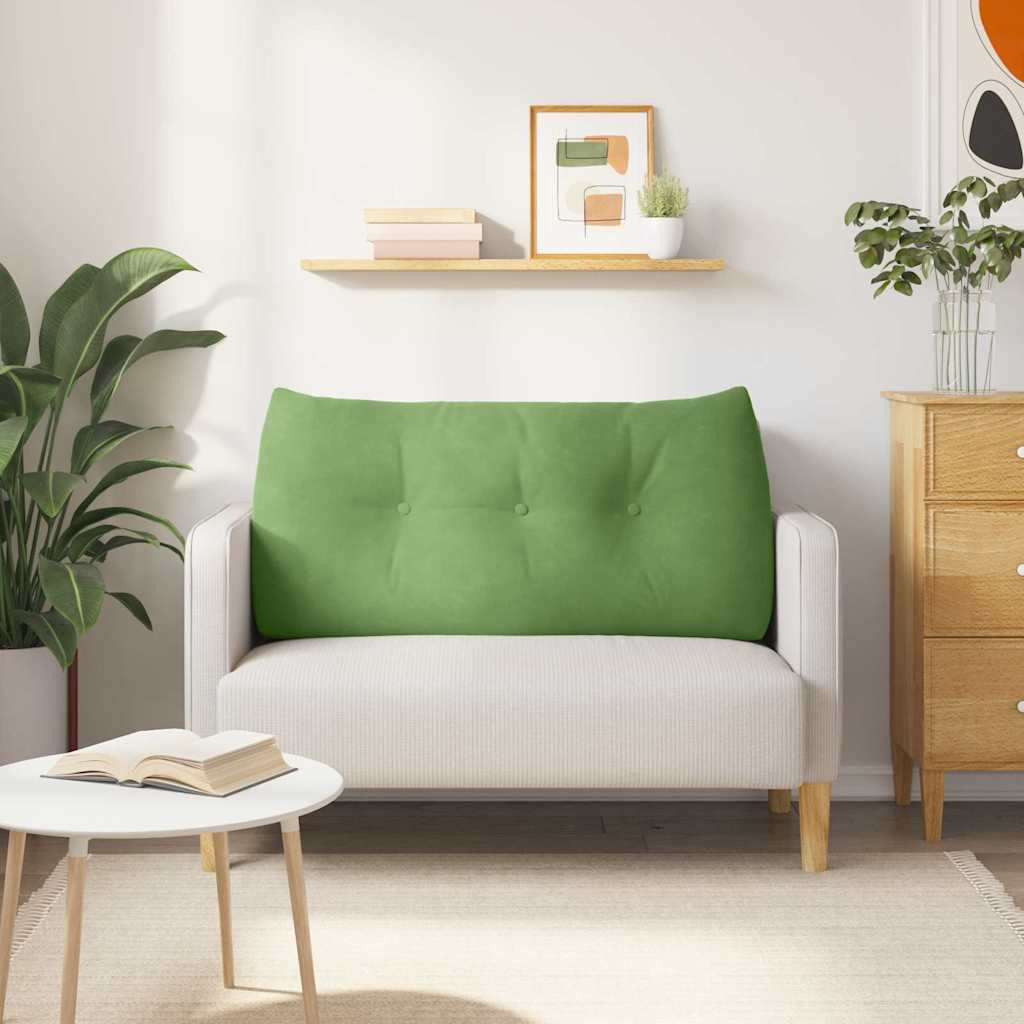 Rugkussen Lichtgroen 100 x 24 x 50 cm Fluweel is nu te koop bij PeponiXL, paradijselijk wonen!