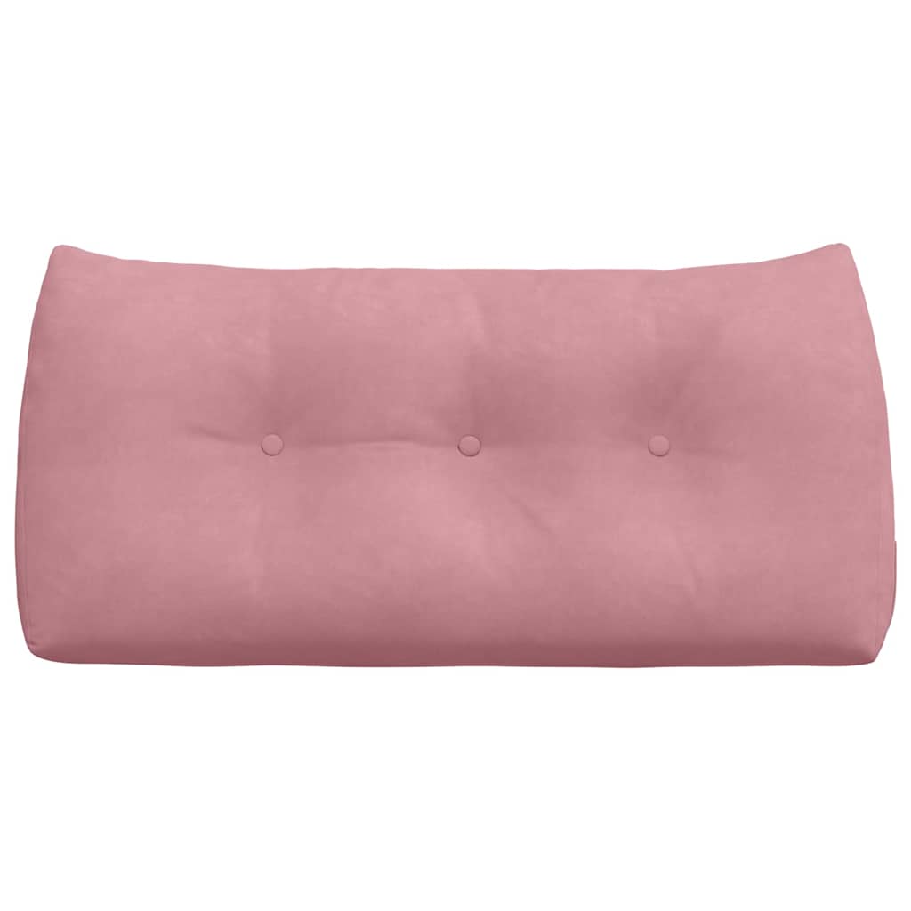 Rugkussen Roze 100 x 24 x 50 cm Fluweel is nu te koop bij PeponiXL, paradijselijk wonen!