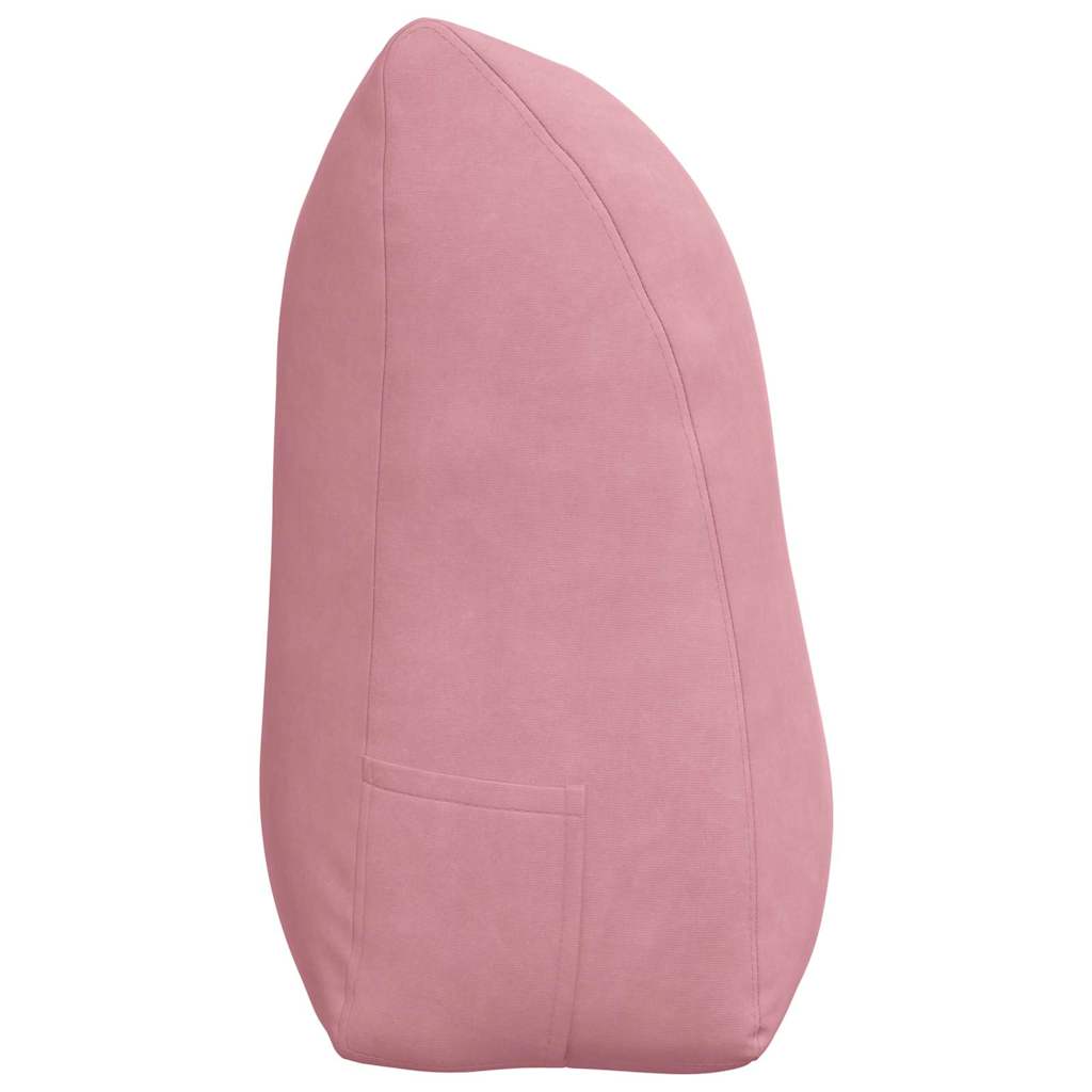Rugkussen Roze 100 x 24 x 50 cm Fluweel is nu te koop bij PeponiXL, paradijselijk wonen!