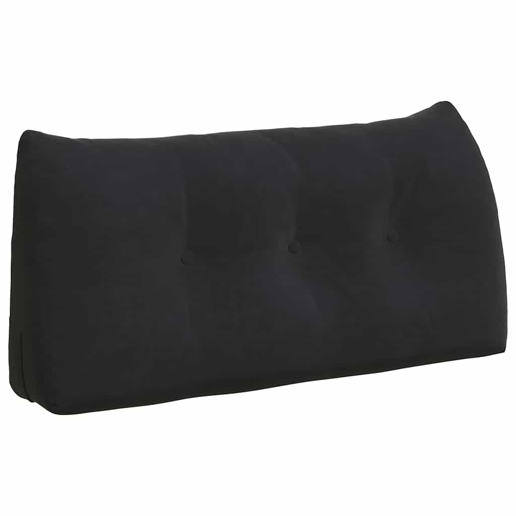 Rugkussen Zwart 100 x 24 x 50 cm Fluweel is nu te koop bij PeponiXL, paradijselijk wonen!