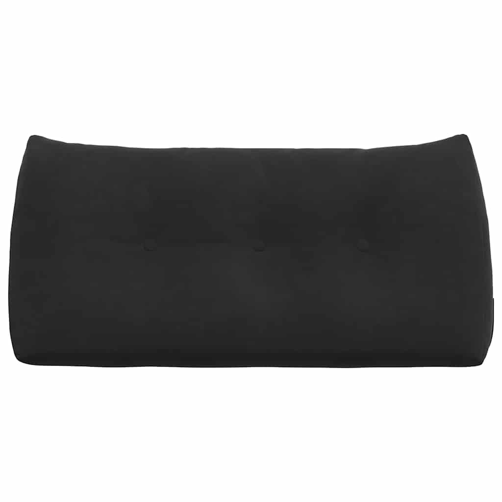 Rugkussen Zwart 100 x 24 x 50 cm Fluweel is nu te koop bij PeponiXL, paradijselijk wonen!