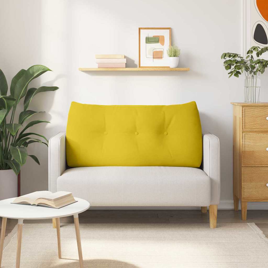 Rugkussen Geel 100 x 24 x 50 cm Fluweel is nu te koop bij PeponiXL, paradijselijk wonen!