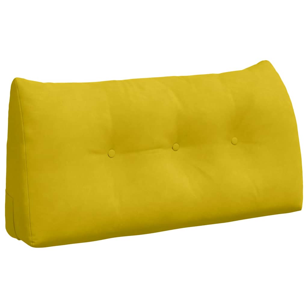 Rugkussen Geel 100 x 24 x 50 cm Fluweel is nu te koop bij PeponiXL, paradijselijk wonen!