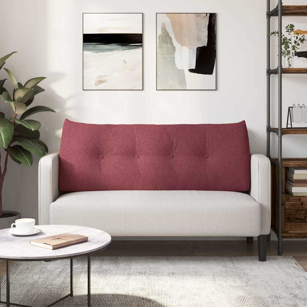 Rugkussen Wijnrood 120 x 24 x 50 cm Stof is nu te koop bij PeponiXL, paradijselijk wonen!