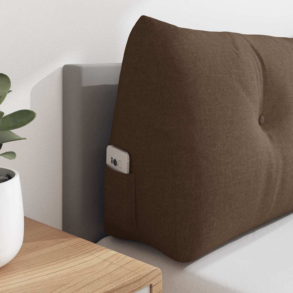 Rugkussen Bruin 120 x 24 x 50 cm Stof is nu te koop bij PeponiXL, paradijselijk wonen!