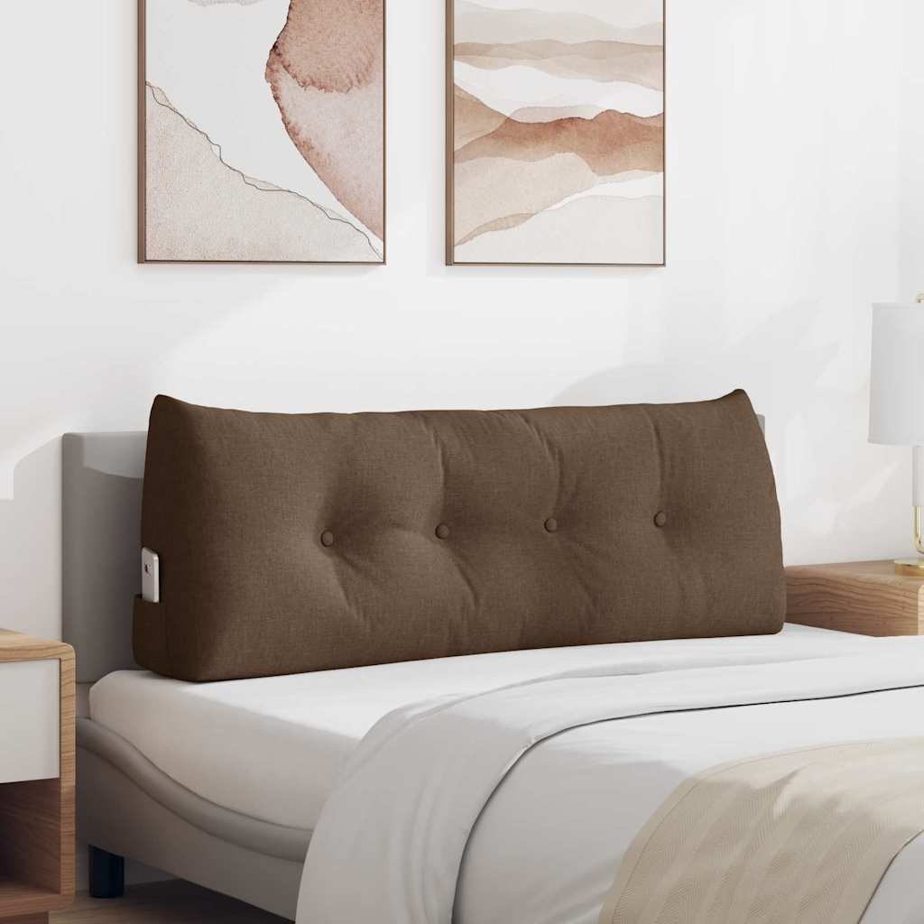 Rugkussen Bruin 120 x 24 x 50 cm Stof is nu te koop bij PeponiXL, paradijselijk wonen!