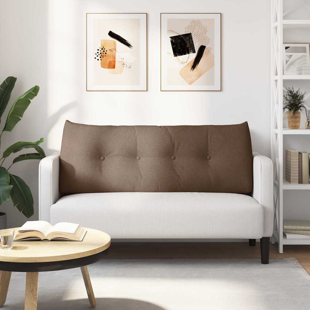 Rugkussen Bruin 120 x 24 x 50 cm Stof is nu te koop bij PeponiXL, paradijselijk wonen!