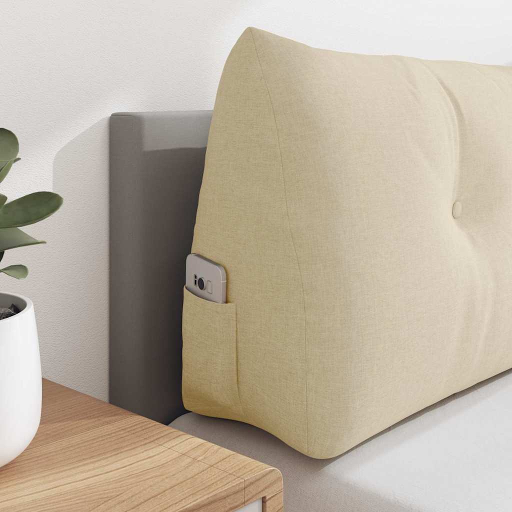 Rugkussen Crème 120 x 24 x 50 cm Stof is nu te koop bij PeponiXL, paradijselijk wonen!