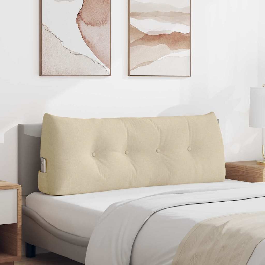 Rugkussen Crème 120 x 24 x 50 cm Stof is nu te koop bij PeponiXL, paradijselijk wonen!