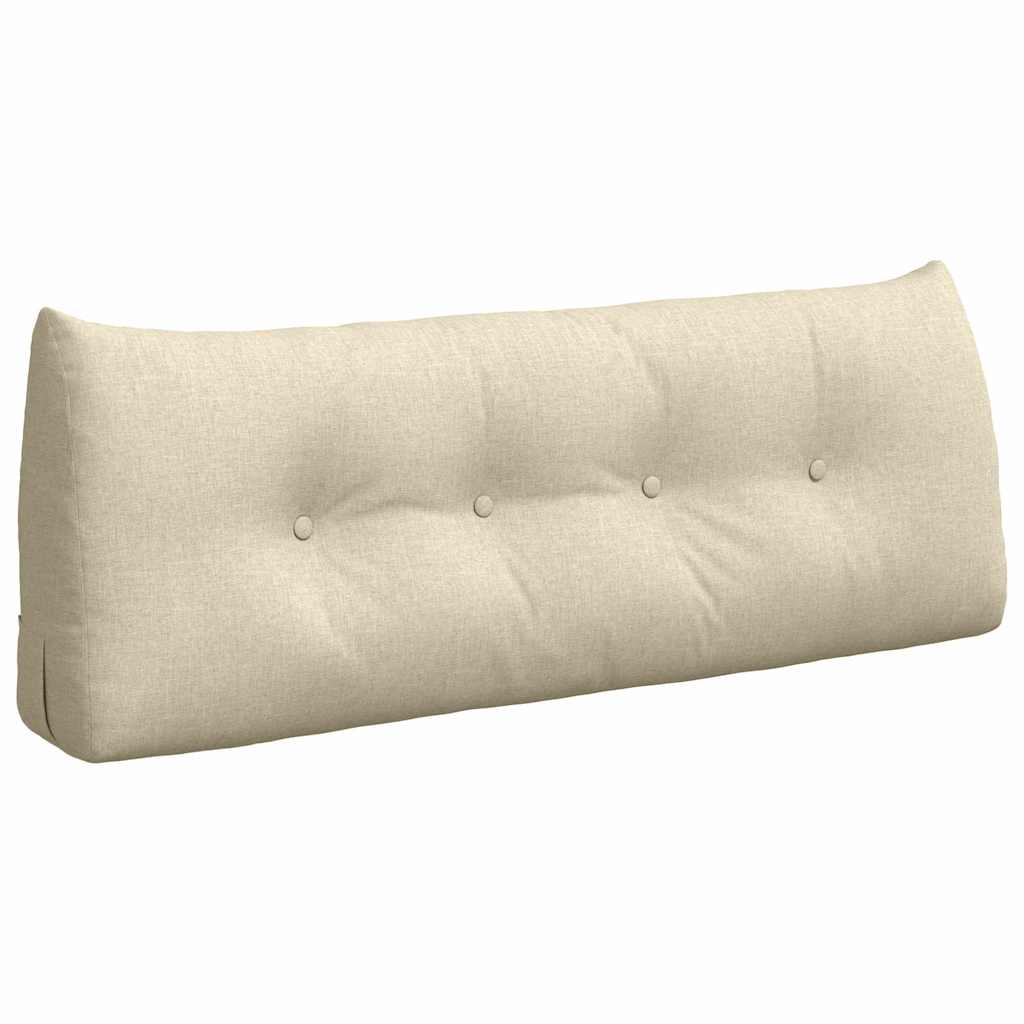 Rugkussen Crème 120 x 24 x 50 cm Stof is nu te koop bij PeponiXL, paradijselijk wonen!