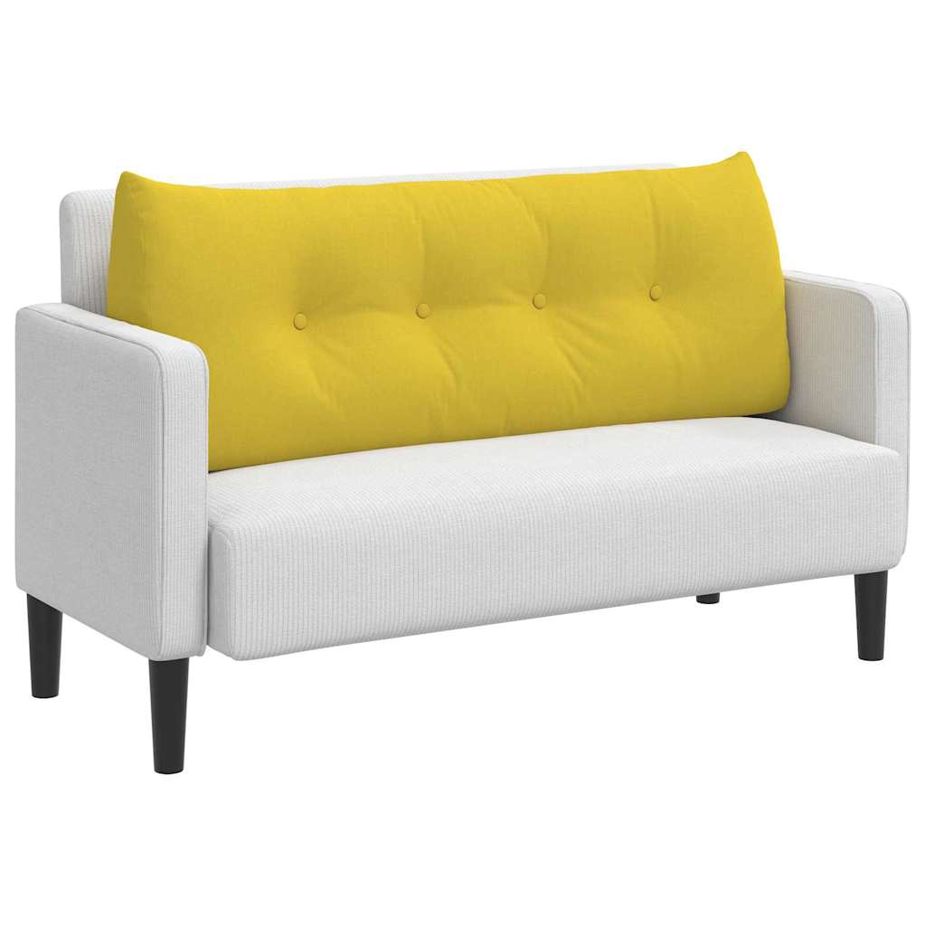 Rugkussen Lichtgeel 120 x 24 x 50 cm Stof is nu te koop bij PeponiXL, paradijselijk wonen!